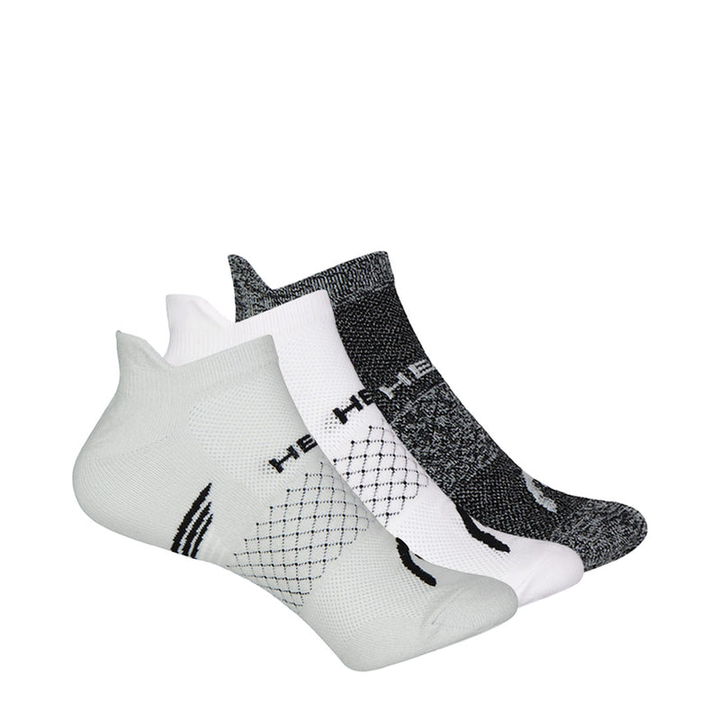 Head - Women's Nylon 3 Pack Low Cut Socks (HELH021 BLK)