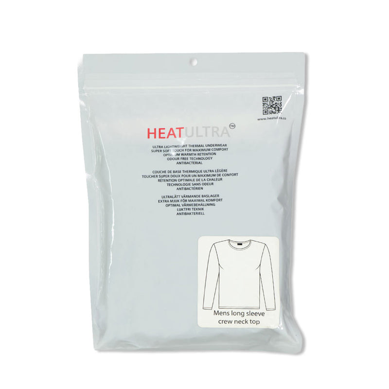 Heat Ultra - Men's Long Sleeve Crew Neck Top (88607 GRY)