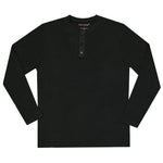 Heat Ultra - Men's Long Sleeve Henley Top (95473 BLK)