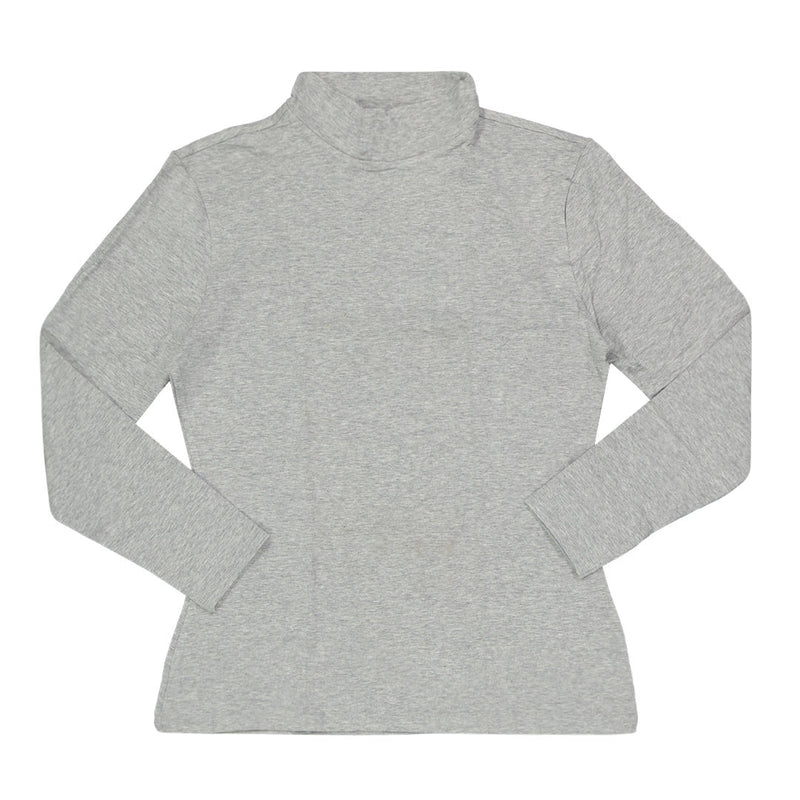 Heat Ultra - Women's Long Sleeve Mock Neck Top (95502 GRY)