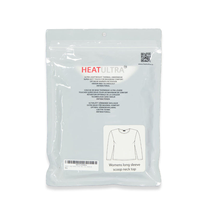 Heat Ultra - Women's Long Sleeve Scoop Neck Top (88708 BLK)