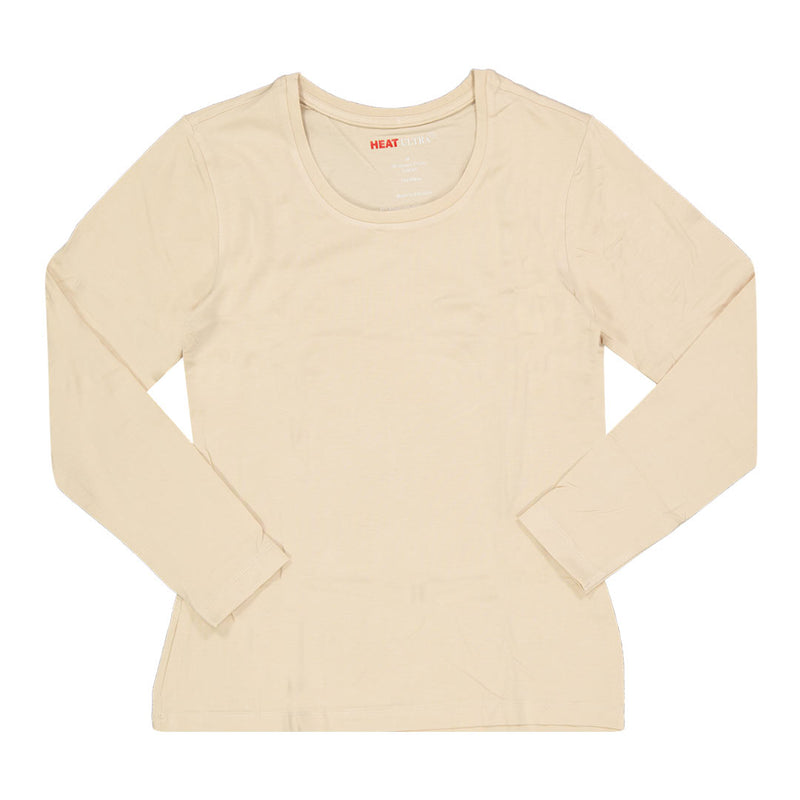 Heat Ultra - Women's Long Sleeve Scoop Neck Top (88708 NUDE)