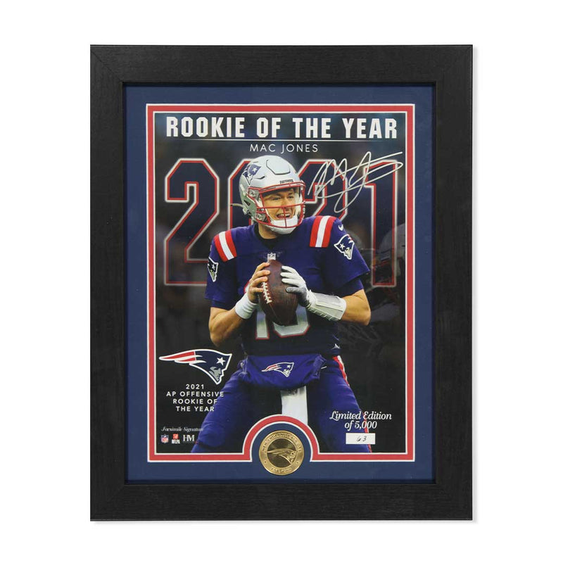 Highland Mint - New England Patriots Mac Jones Limited Framed Photo (MAC JONES PHOTOFRAME)
