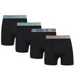 Hurley - Men's 4 Pack Solid Boxer Brief (HUCOREM153786 008)