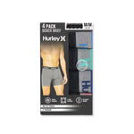 Hurley - Men's 4 Pack Solid Boxer Brief (HUCOREM153786 008)