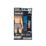 Hurley - Men's 4 Pack Solid Boxer Brief (HUCOREM153786 421)