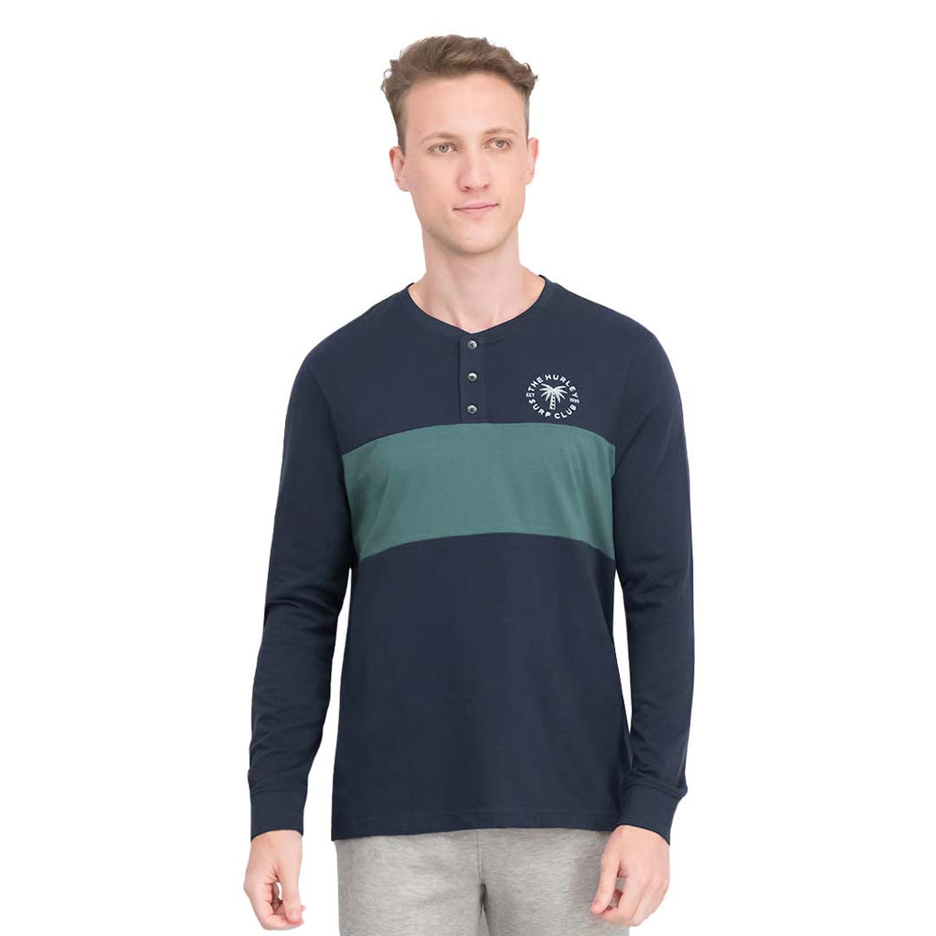 Hurley - Men's Community Fresh Long Sleeve Henley T-Shirt (HSP22VMT-03978 401)