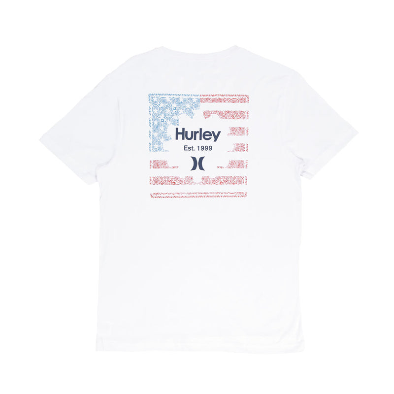 Hurley - Men's Found Nation Stars T-Shirt (HSP22VMT-03900 100)