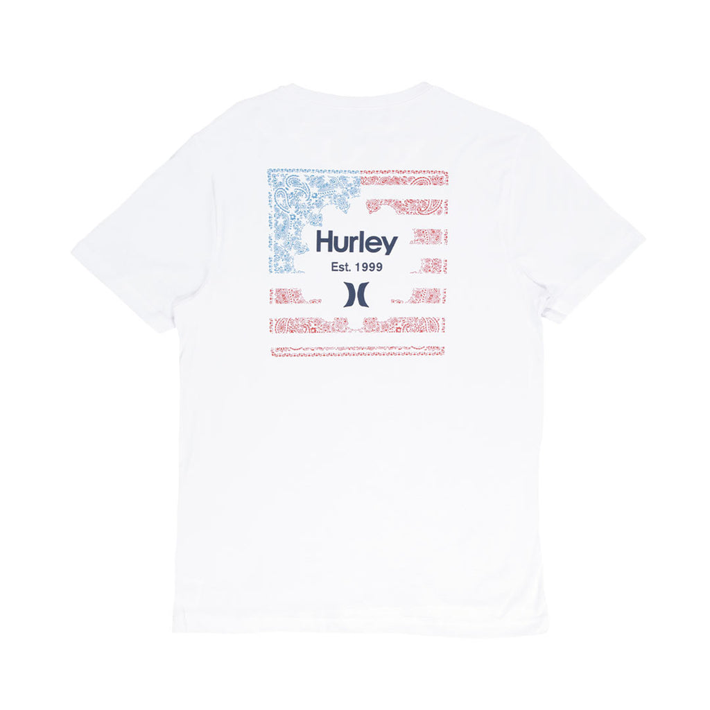 Hurley - T-shirt Found Nation Stars pour homme (HSP22VMT-03900 100)