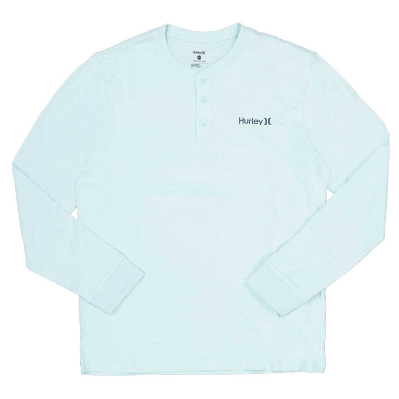 Hurley - Men's Graphic Long Sleeve Henley T-Shirt (HSP22VMT-04216 440)
