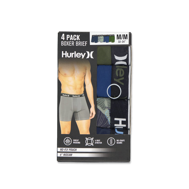 Hurley - Men's Regrind 4 Pack Boxer Brief (HUFA25M156380 422)