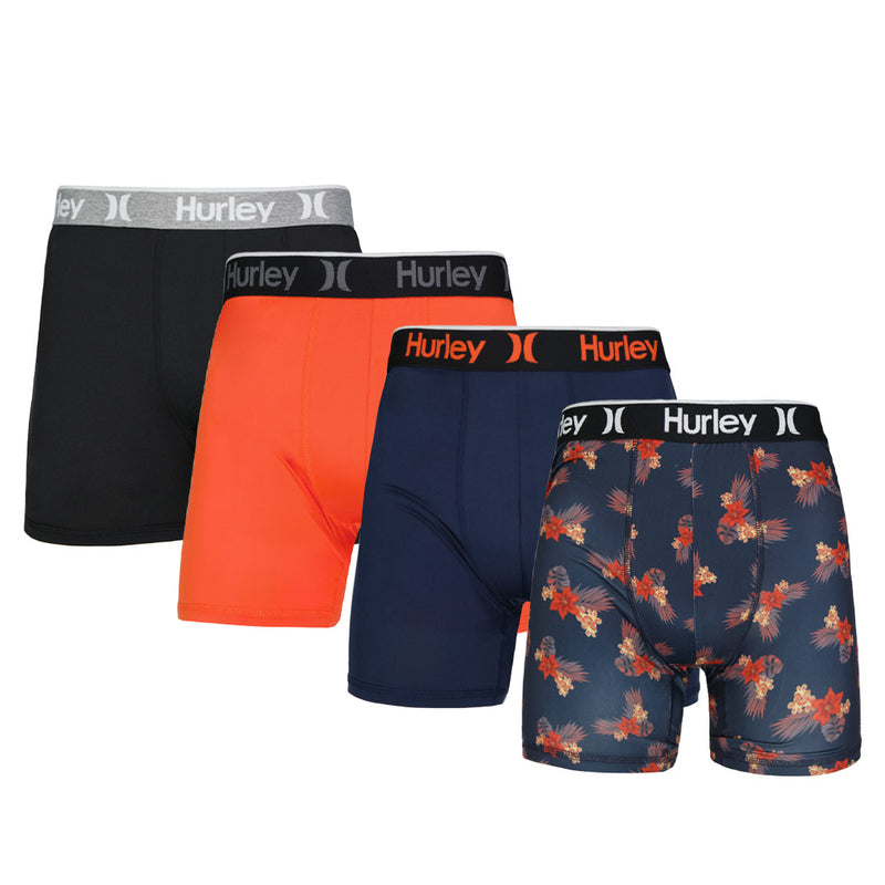 Hurley - Men's Regrind 4 Pack Boxer Brief (HUFA25M156380 429)
