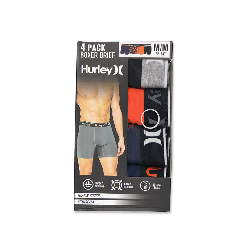 Hurley - Men's Regrind 4 Pack Boxer Brief (HUFA25M156380 429)