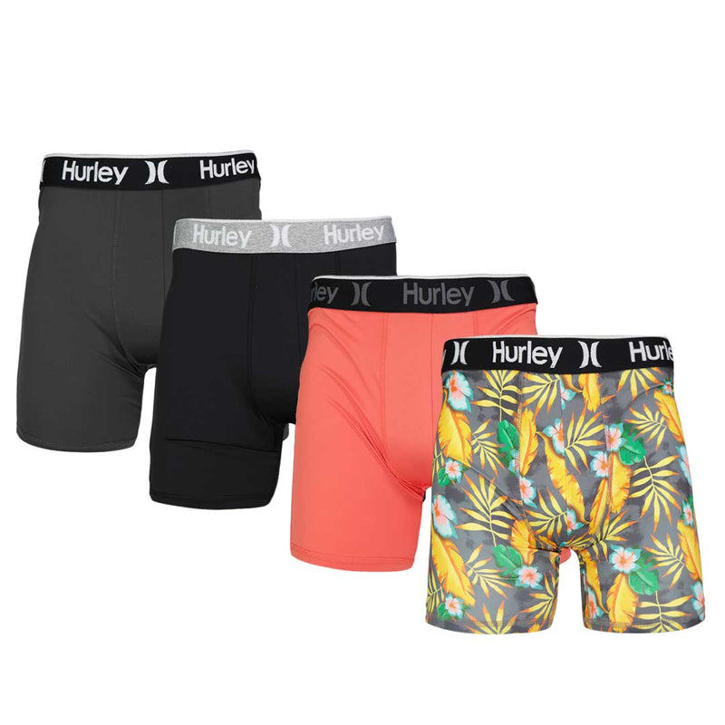 Hurley - Men's Regrind 4 Pack Boxer Brief (HUFA25M156380 603)