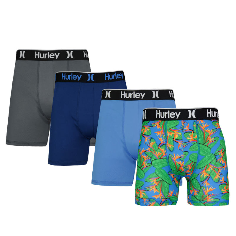 Hurley - Men's Regrind 4 Pack Boxer Brief (HUSP25M154803 430)