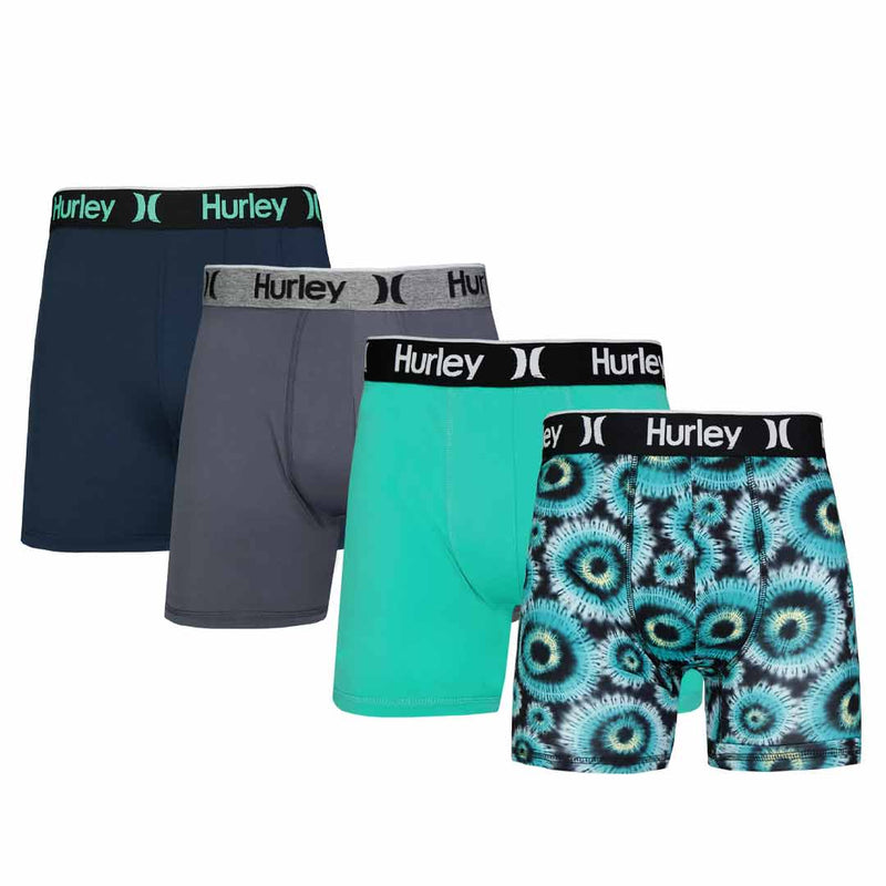 Hurley - Men's Regrind 4 Pack Boxer Brief (HUSP25M154803 467)