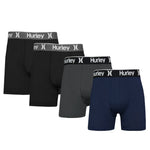 Hurley - Men's Regrind 4 Pack Solid Boxer Brief (HUCOREM153786 413)