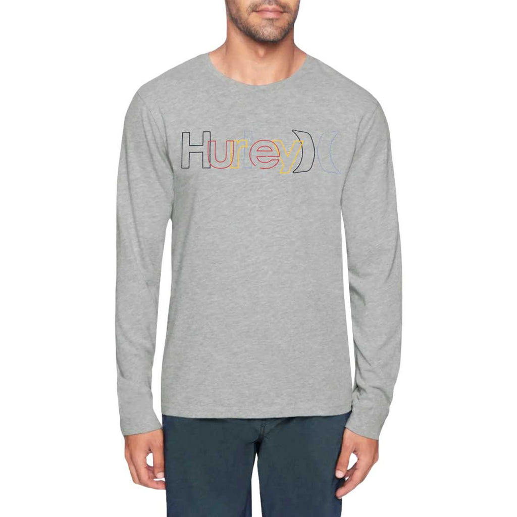 Hurley - Men's Spread Love Long Sleeve Graphic T-Shirt (HFA21VMT-02732 021)