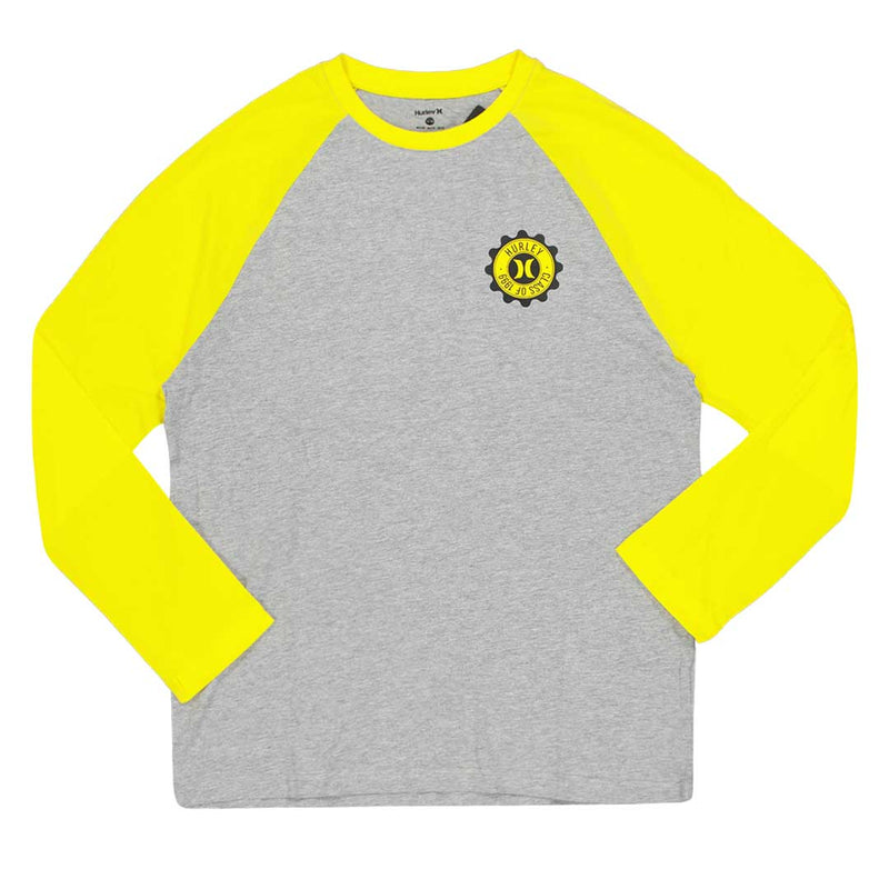Hurley - Men's Uni Ctn Long Sleeve Raglan T-Shirt (HFA21VMT-02571 030)