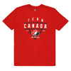 IIHF - T-shirt Power Play d'Équipe Canada pour hommes (HOCA03HMSC3P1GT 62RED) 