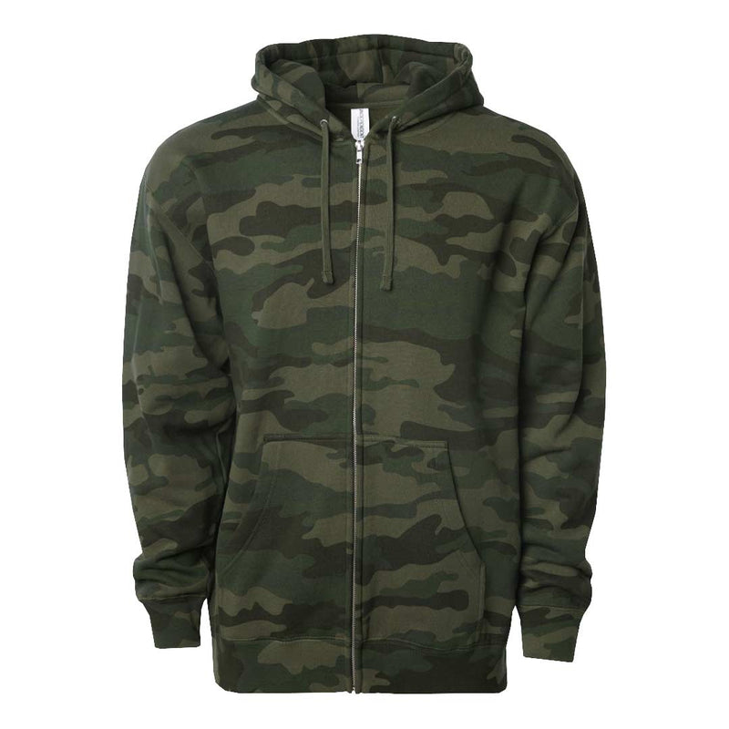 Independent Trading Company - Men's Fleece Full Zip Hoodie (SS4500ZP FCMO)