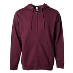 Independent Trading Company - Men's Fleece Full Zip Hoodie (SS4500ZP MAR)
