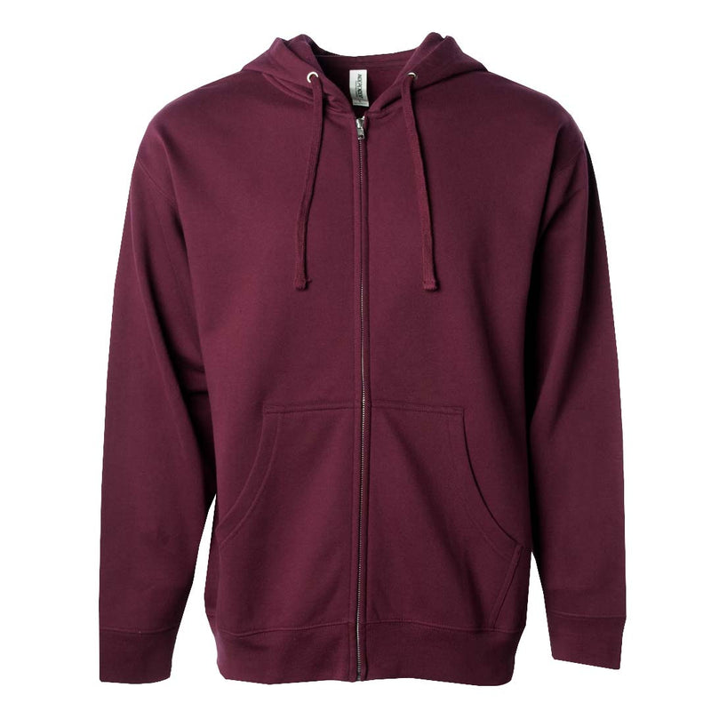 Independent Trading Company - Men's Fleece Full Zip Hoodie (SS4500ZP MAR)