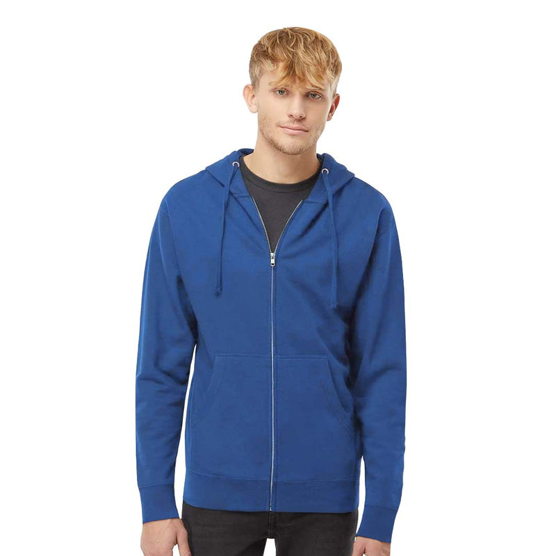 Independent Trading Company - Men's Fleece Full Zip Hoodie (SS4500ZP ROY)