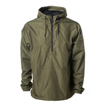 Independent Trading Company - Unisex Lightweight 1/4 Windbreaker Jacket (EXP54LWP ARMB)
