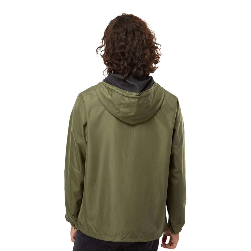 Independent Trading Company - Unisex Lightweight 1/4 Windbreaker Jacket (EXP54LWP ARMB)