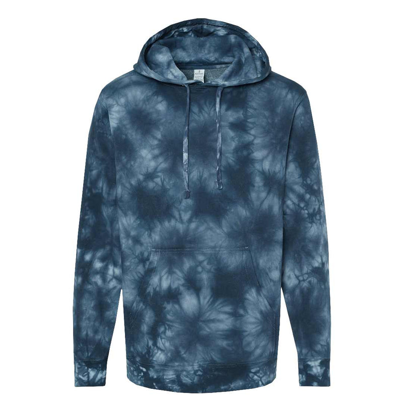 Independent Trading Company - Unisex Mid Weight Tie Dye Pullover Hoodie (PRM4500TD TDNV)
