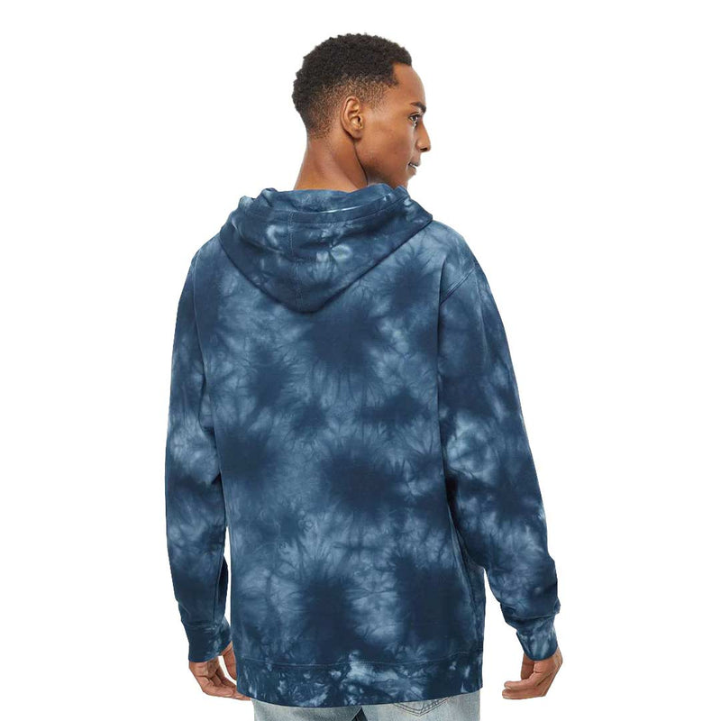 Independent Trading Company - Unisex Mid Weight Tie Dye Pullover Hoodie (PRM4500TD TDNV)