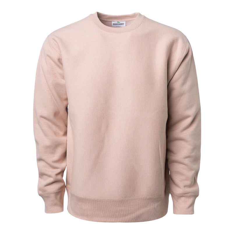 Independent Trading Company - Unisex Premium Heavyweight Cross Grain Crewneck Sweatshirt (IND5000C DPNK)