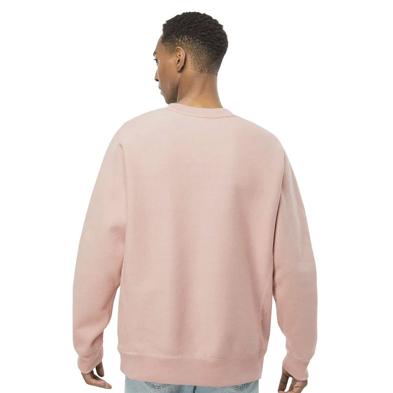 Independent Trading Company - Unisex Premium Heavyweight Cross Grain Crewneck Sweatshirt (IND5000C DPNK)