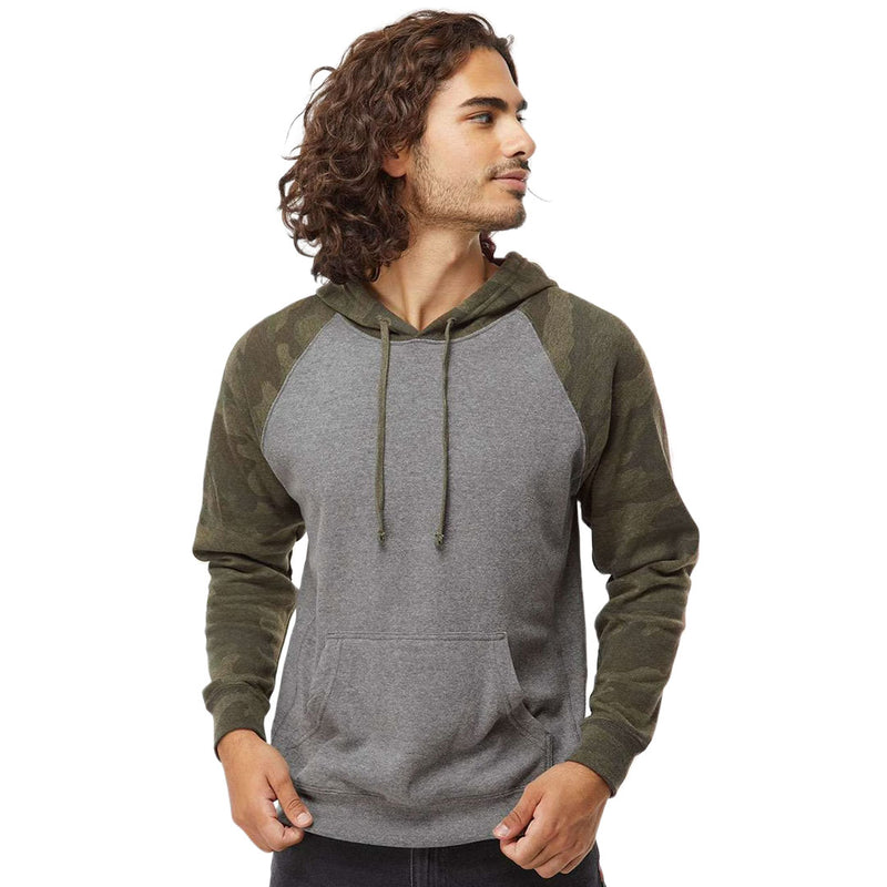 Independent Trading Company - Unisex Raglan Hoodie (PRM33SBP NIFC)