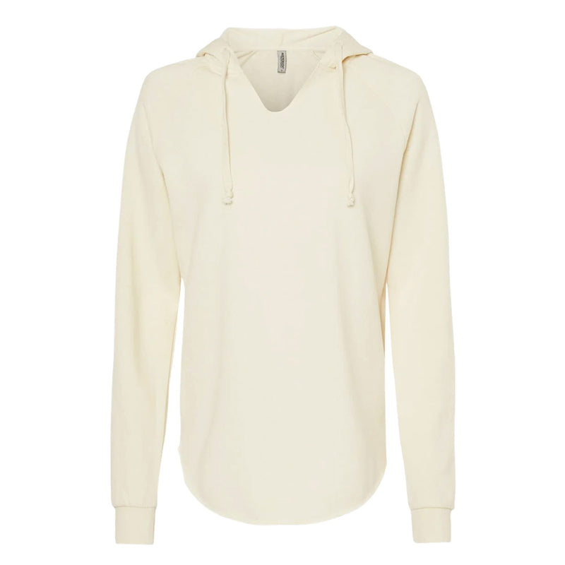 Independent Trading Company - Women's California Wave Wash Pullover Hoodie (PRM2500C BONE)