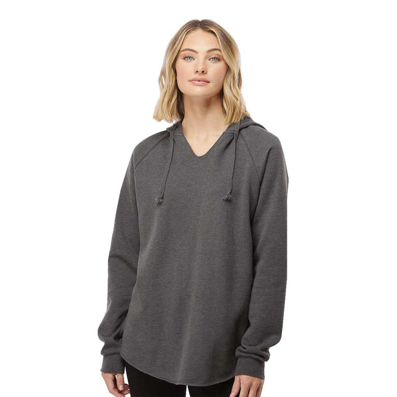 Independent Trading Company - Women's California Wave Wash Pullover Hoodie (PRM2500C SHDW)