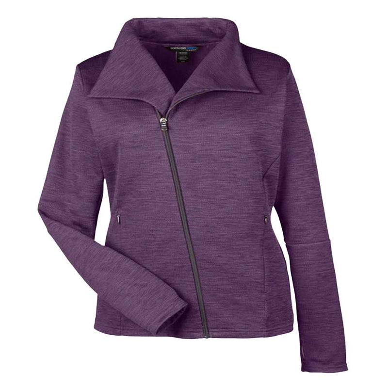 North End- Women's Melange Fleece Jacket (NE704W 449)