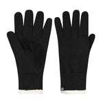 Isotoner - Gants en tricot classiques pour femme (44395 BLK)