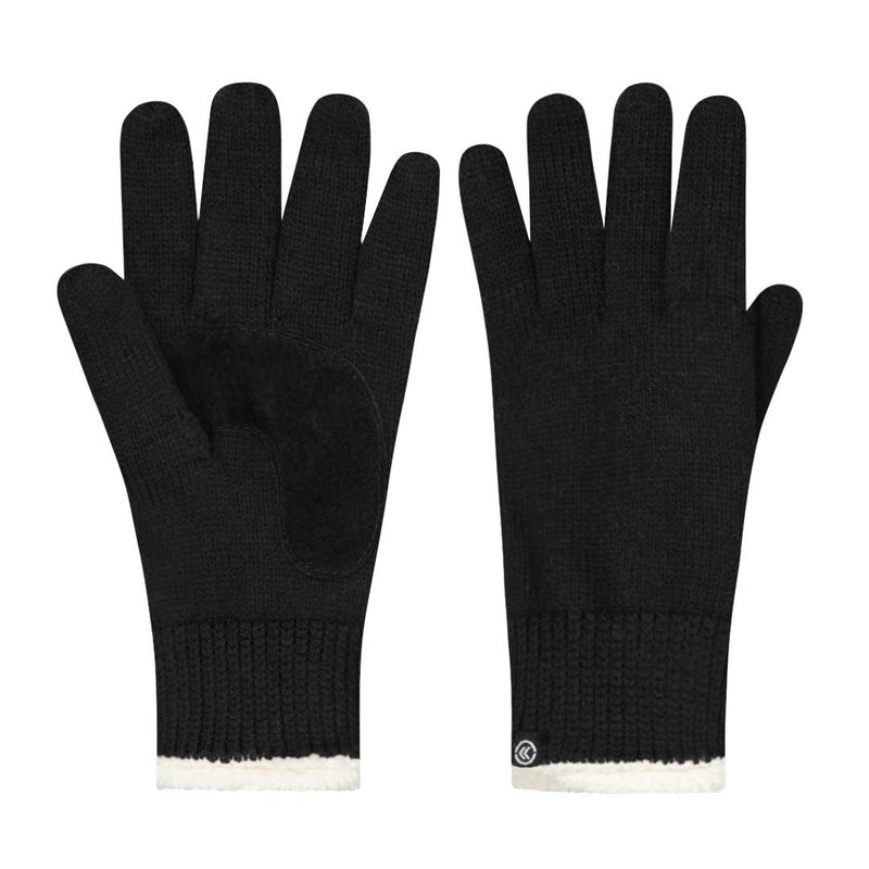 Isotoner - Gants en tricot classiques pour femme (44395 BLK)