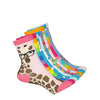 K.Bell - Girls' 8 Pack Pretty Animals Crew Socks (KSGF23H004-08 ASST)
