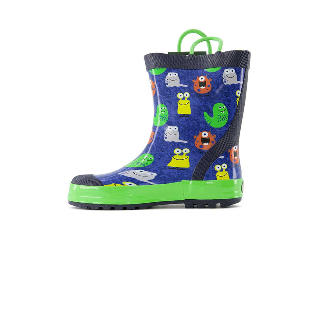 Kamik - Kids' (Preschool) Monsters Rain Boots (EK6113 BLU)