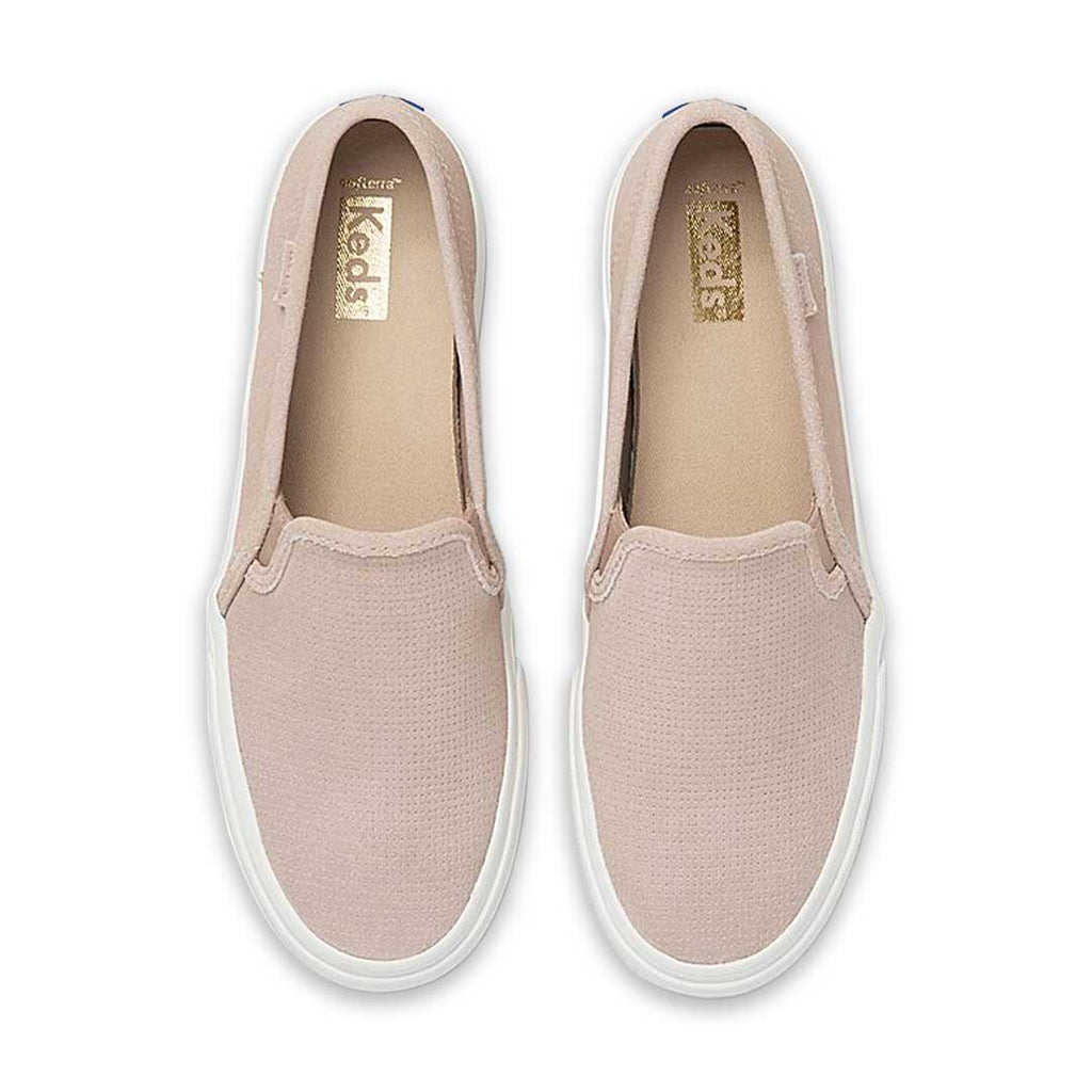 Keds - Women's Double Decker Perforated Suede Slip On Shoes (WH66046)