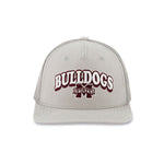 Kids' Mississippi State Bulldogs Adjustable Flat Snapback Hat (GRVN MSST ADY LGY)