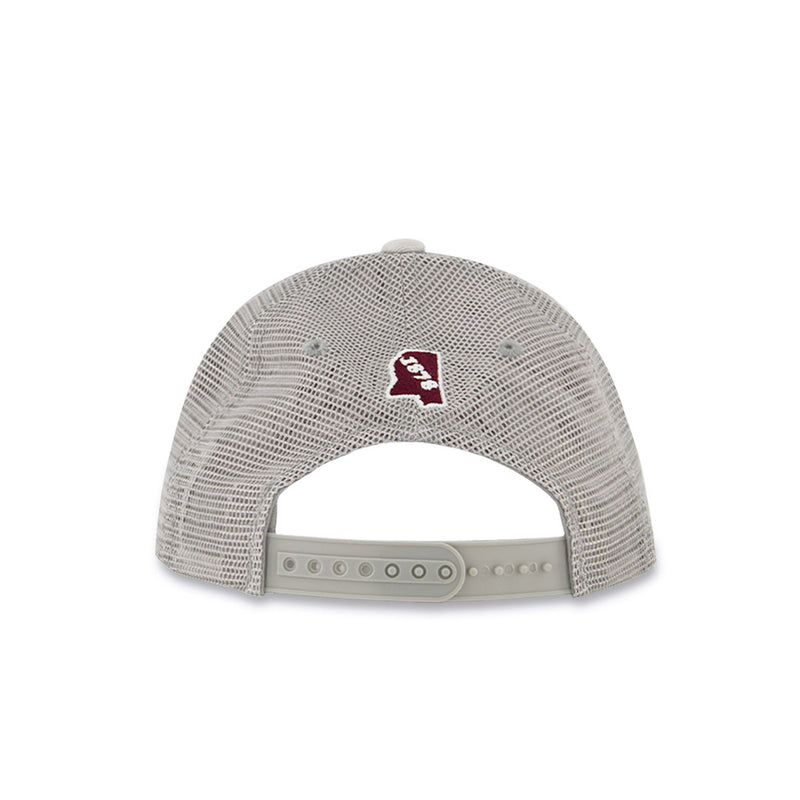 Kids' Mississippi State Bulldogs Adjustable Flat Snapback Hat (GRVN MSST ADY LGY)
