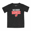 Kids' (Junior) Wisconsin Badgers Black T-Shirt (KS848BS2 82)