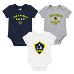 MLS - Kids' (Infant) LA Galaxy 3 Pack Creeper Set (CP40 801F ESR AI1)
