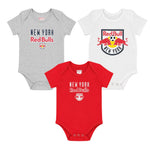 MLS - Kids' (Infant) New York Red Bulls 3 Pack Creeper Set (CP40 802F ETD AI1)