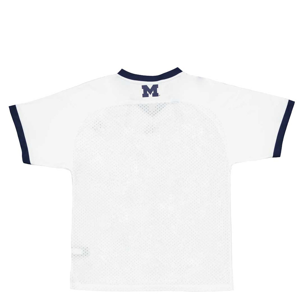 adidas - Maillot à manches courtes vierge des Wolverines du Michigan pour enfant (Junior) (R4XA6BMICH)