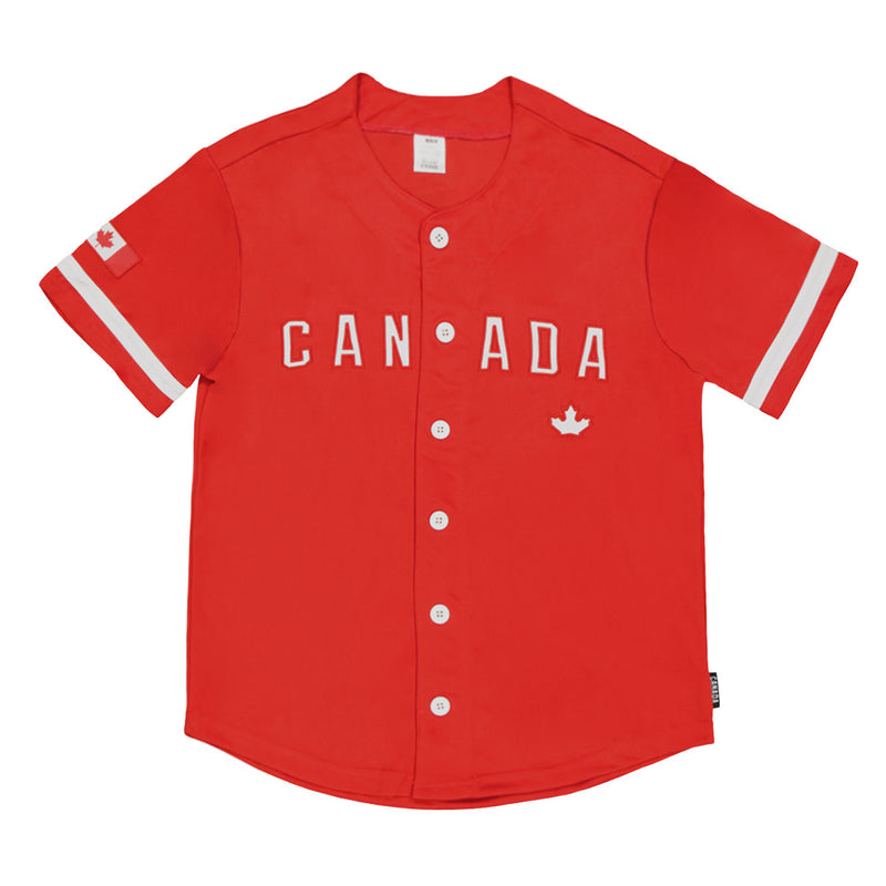 Kids' (Junior) Team Canada Baseball Jersey (XTXT0Y1YABWA1WC 62RED)